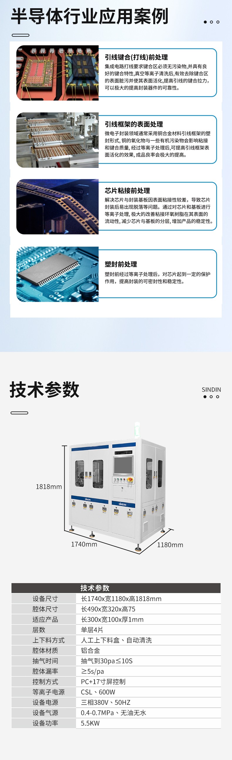 半導體行業真空等離子清洗機